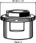 Preview: Heimeier Adapter für Danfoss ab Bj. 1998 Anschl. M 30 x 1.5 Aufnahme M 23 x 1.5, 970424700