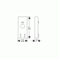 Preview: Hansgrohe Fliesenausgleichsscheibe verchromt, Art.Nr.: 97450000