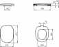 Preview: Ideal Standard TONIC Wc-Sitz softclose weiß K706101
