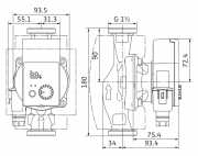 Wilo Yonos Pico plus 25/1-4 180