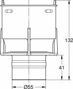 Grohe Austauschsitz für Spülkasten 43545000