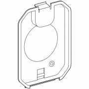 Grohe Blindplatte für Wandeinbau Spülkasten 43552000