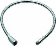 Grohe Brauseschlauch für Einhebelmischer am Waschtisch mit herausziehbarem Auslauf. Brauseschlauch ist aus Metall, 1/2