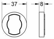 Grohe Ausgleichsscheibe 48051000