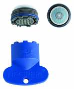 Grohe Mousseu mit Aussengewinde M21,5 x 1, integriert, verstellbar,6,6 l/min Durchfluß, mit Grohe AquaGuide.