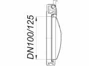 Dallmer Pendelklappe 2000 zu Stausafe DN 100/125 664419