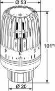 Heimeier Thermostatkopf VK 971024500