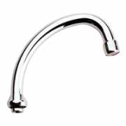 Grohe Rohrauslauf 140mm chrom ohne Anschlagring