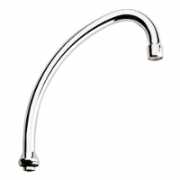 Grohe U-Auslauf ohne Anschlagring 185mm chrom
