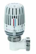 HEIMEIER Thermostat-Kopf Set WK in Winkelform zur Montage an Ventilheizkörpern mit Anschlussgewinde M30x1,5 am Thermostat-Oberteil. Bestehend aus Thermostat-Kopf K und Winkelanschluss M30x1,5. Geeignet für die Montage links oder rechts am Heizkörper. Mit 