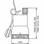 Wilo Tauchpumpe TMW 32/8 Maße