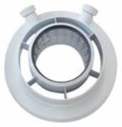 Geräteanschlussstück 80/125 mm PP an Abgasleitung 80/125 PP oder 80 PP ​​​​​​​erforderlich bis 27 kW.