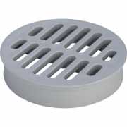 Runder Viega Ablaufrost 100x5mm für Advantix-Aufstockelement, Höhenausgleichstück und Balkon-/Terrassenablauf