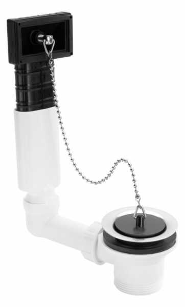 Viega Ab- und Überlaufgarnitur für Spülen, mit Kettenhalter, 11/2" x 70 mm