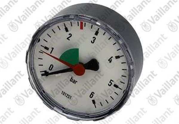 Vaillant Manometer für Kessel VK und GP.