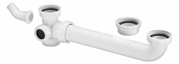 Viega Ablaufverbindung für Doppelspüle 80-310mm G11/2" x G11/2" Kunststoff