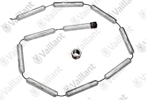 Vaillant Kettenanode mit Reduzierstück