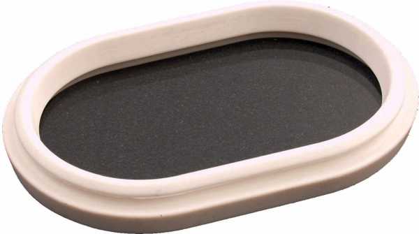 Schauglas oval für die Brennraumabdeckung bei Wolf Heizwertthermen vom Typ GG/GG-1/GG-1E(K)
