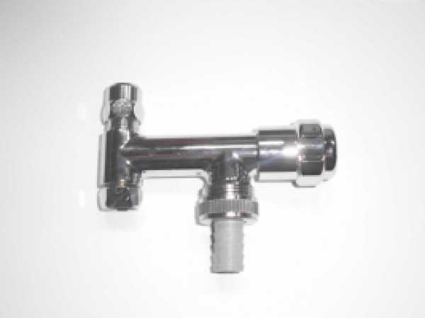Grohe WAS-Eckfix DN10 verchromt zur Montage auf dem Eckventil 3/8"