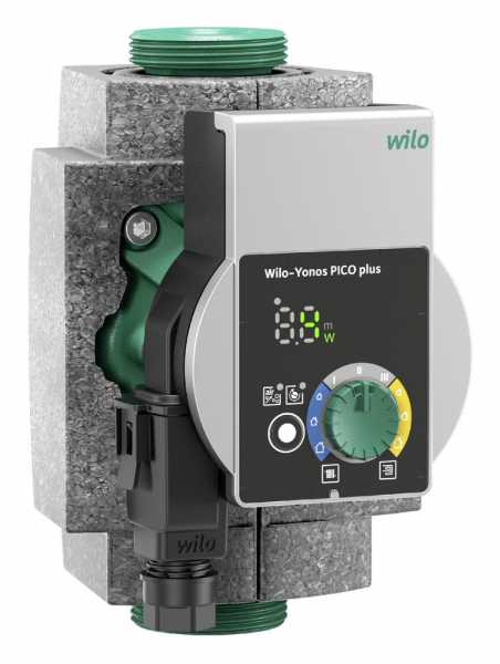 Wilo Nassläufer-Hocheffizienzpumpe Yonos Pico Plus 25/1-4 130mm Baulänge