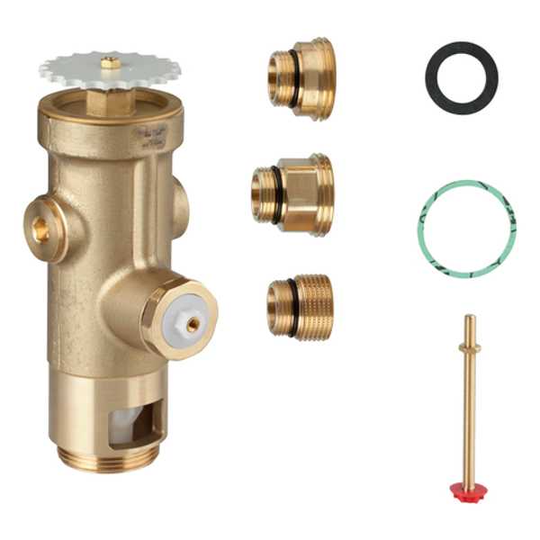 Grohe / DAL Druckspüler-Austauscharmatur WC Wandeinbau, ohne Vorabsperrung, ohne Durchspülbogen DN20,