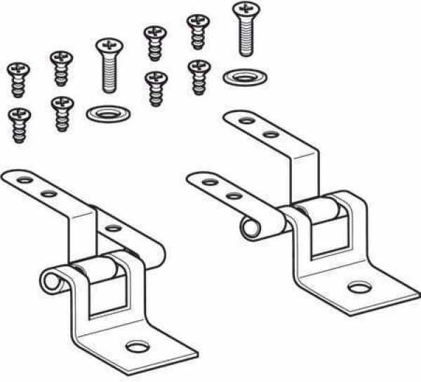 Geberit Scharniere für Keramag Wc-Sitz F1.