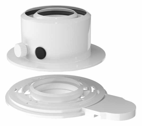 Junkers konzentrischer Abgasadapter KAS 60/100 für Condens 9000i W und Condens 9001i W