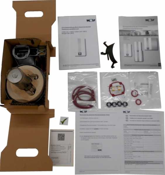 Wolf Umrüstset für Brennkammerdeckel für CGB-2 Bj. 2013-2015 LB1, 14 kW