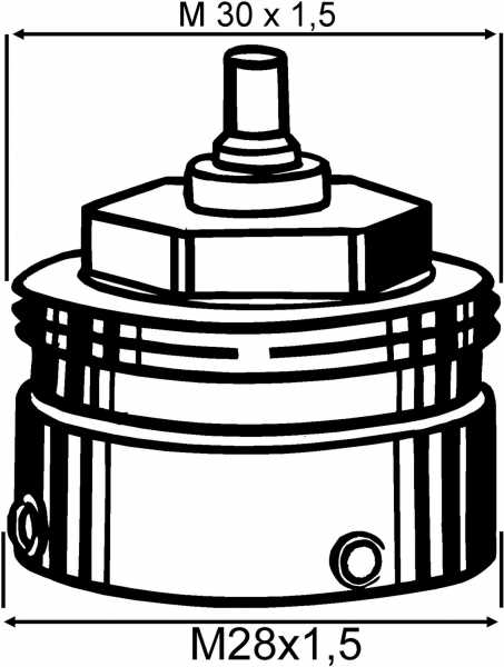 Heimeier Adapter für Herz Thermostat-Ventile, 970030700