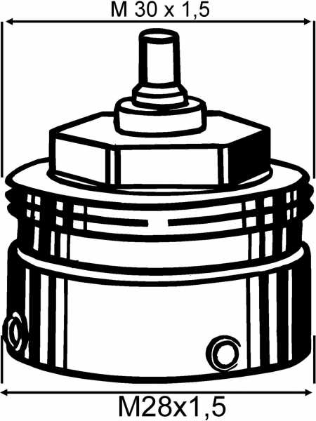 Heimeier Adapter für TA Thermostat-Ventile, 970128700