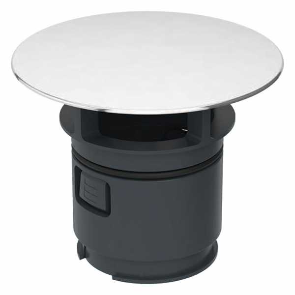 Geberit Ventilabdeckung für CLOU chrom Für Geberit Waschbeckenanschlüsse mit integriertem Überlauf .