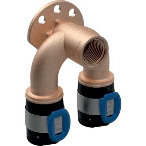 Geberit FlowFit Doppelanschlusswinkel 90°