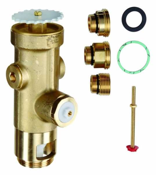 Grohe/DAL Druckspüler WC Austauscharmatur DN20 für Niederdruck, ohne Vorabsperrung und ohne Durchspülbogen.
