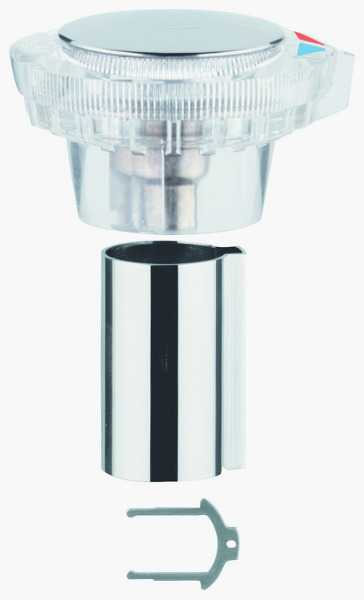 Griff für Grohe Moen Wannenarmatur 33400, groß. Chrom/transparent