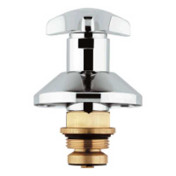 Grohe Unterputzventil-Oberbau mit Griffmarkierung blau, für UP-Ventile 1"