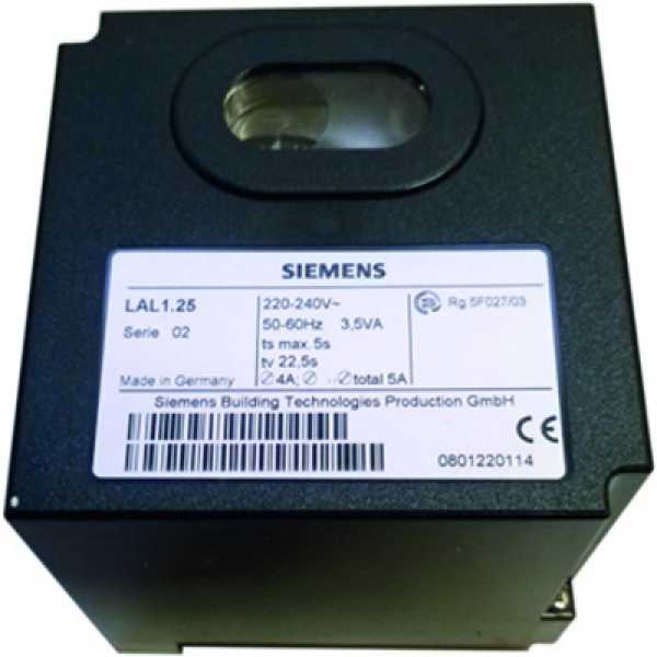 Der Siemens Ölfeuerungsautomat LAL 2.25 (für intermittierenden Betrieb) steuern und überwachen Ölbrenner