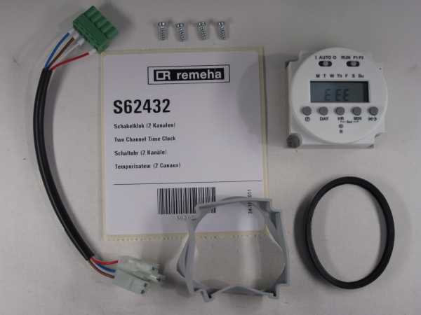 Remeha Schaltuhr, 2-Kanal s62432
