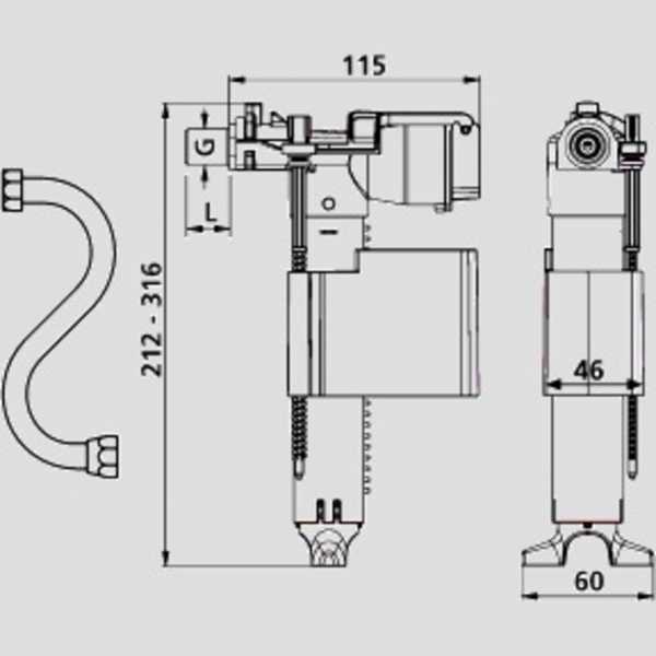 Zeichnung von Sanit Hydraulisches Universalventil 510