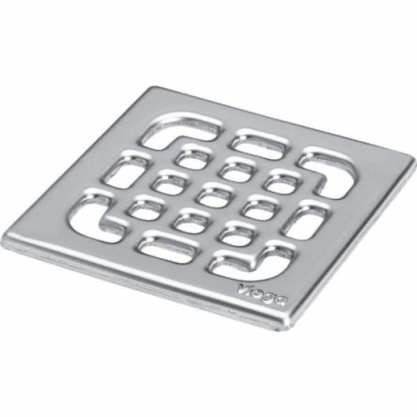 Viega Ablaufrost 94x94x5mm aus gezogenem Edelstahl für Viega Advantix