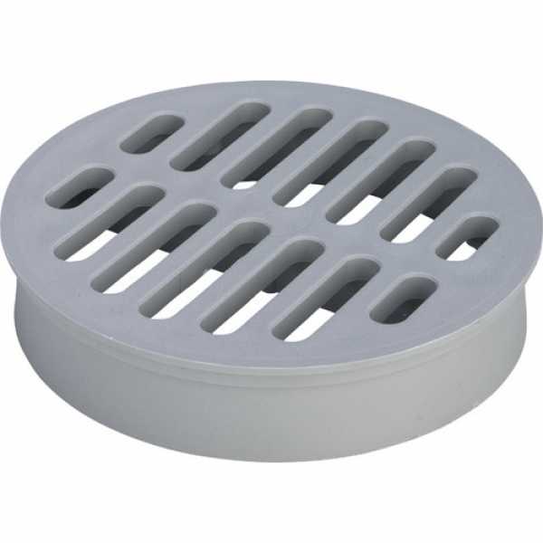 Runder Viega Ablaufrost 100x5mm für Advantix-Aufstockelement, Höhenausgleichstück und Balkon-/Terrassenablauf