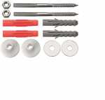 Waschtisch Befestigung, universal, Standard, M10 x 140 mm